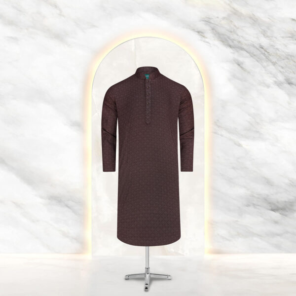 Mens Bronze Printed Premium Panjabi