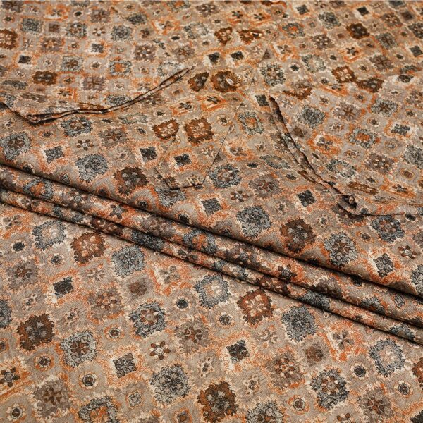 Mens Golden Printed Panjabi - Image 3