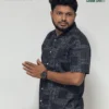 Black Premium Casual Half Sleeve Cuban Shirt - Image 2