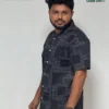 Black Premium Casual Half Sleeve Cuban Shirt